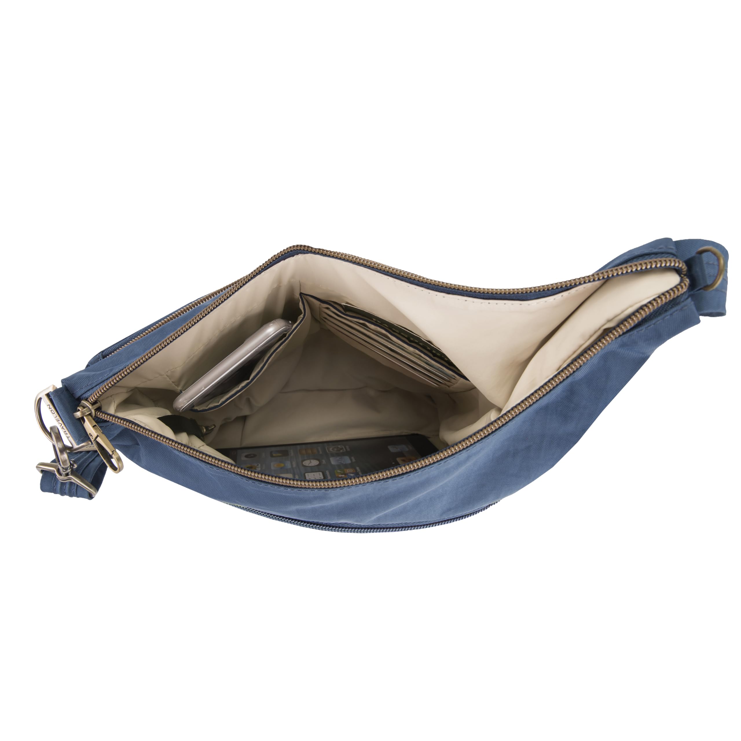 Travelon Anti-theft Signature 3 Compartment Crossbody Bag Sac à bandoulière Bagages (lot de 1)