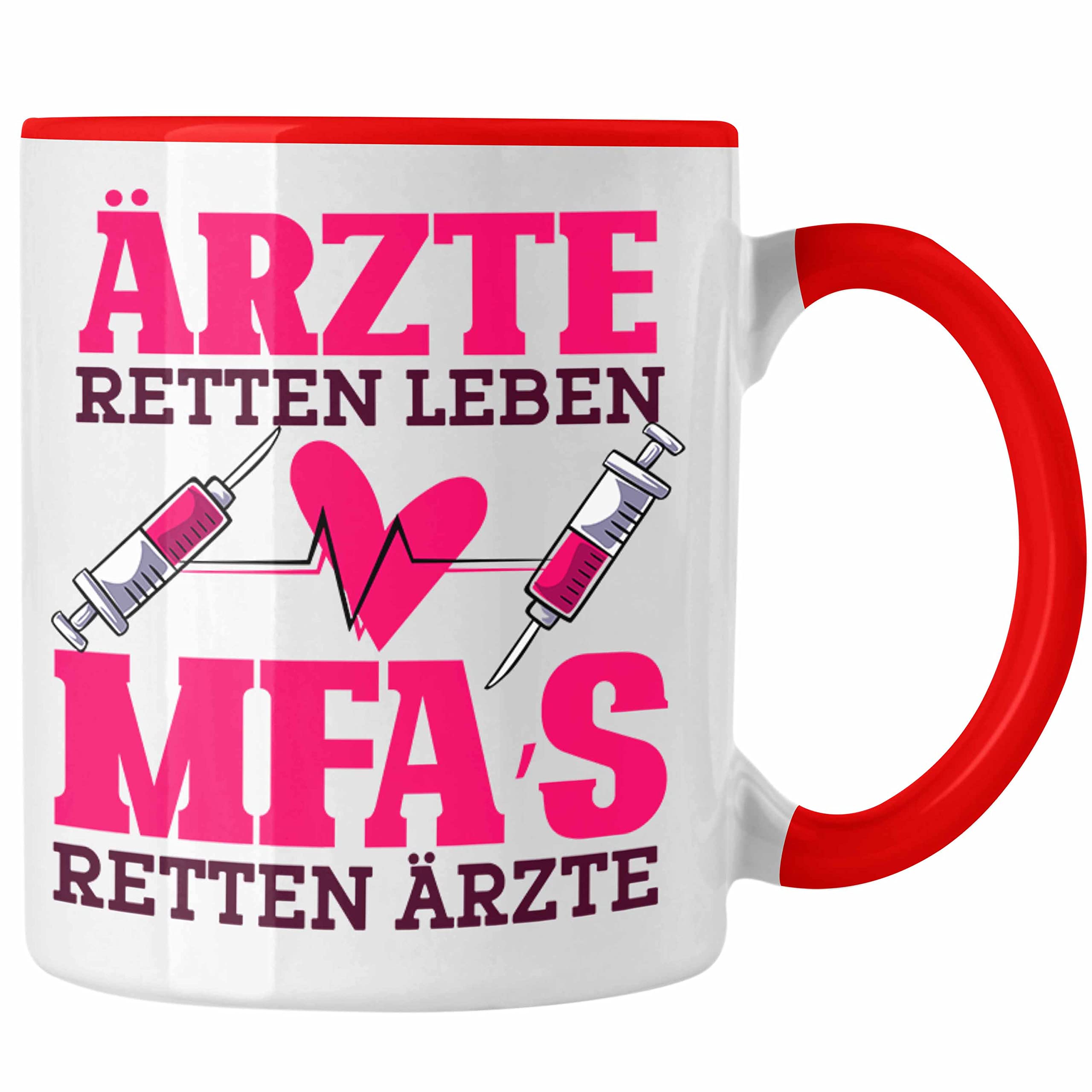 Lustige MFA Tasse – Geschenk Für Medizinische Fachangestellte | „Weil Ärzte Auch Heldinnen Brauchen“