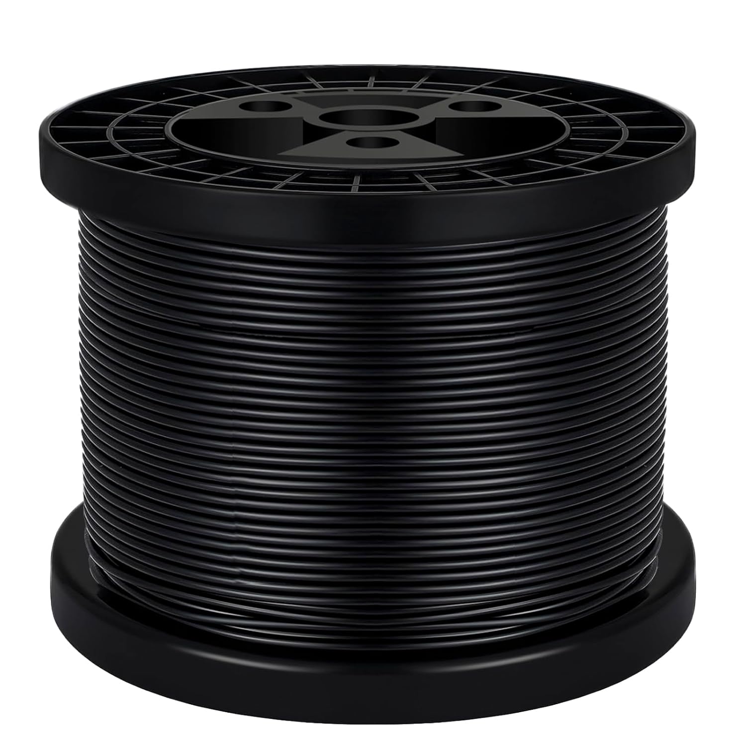 800Ft Black Vinyl Coated Wire Rope,1/16 Inch Coated to 3/32 Inch,304 Stainless Steel for Globe String Lights Hanging,Outdoor Light Guide Wire,DIY Balustrades