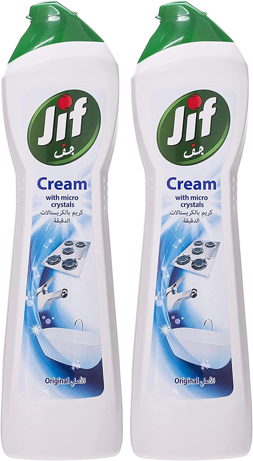 Jif Cream Cleaner, with Micro Crystals Technology, Original, Eliminates