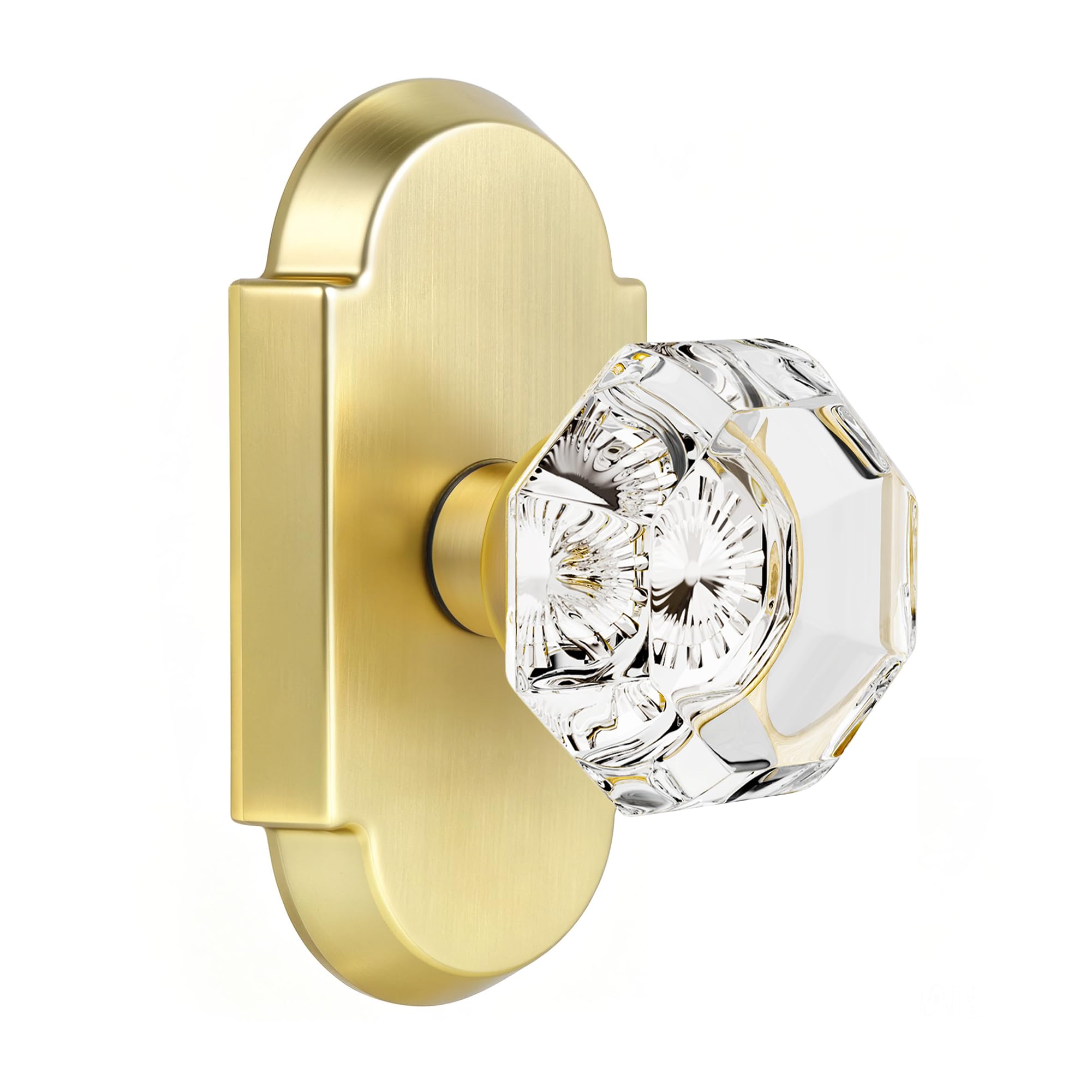 Crystal Privacy Door Knobs with Lock - BonKuDoo -29
