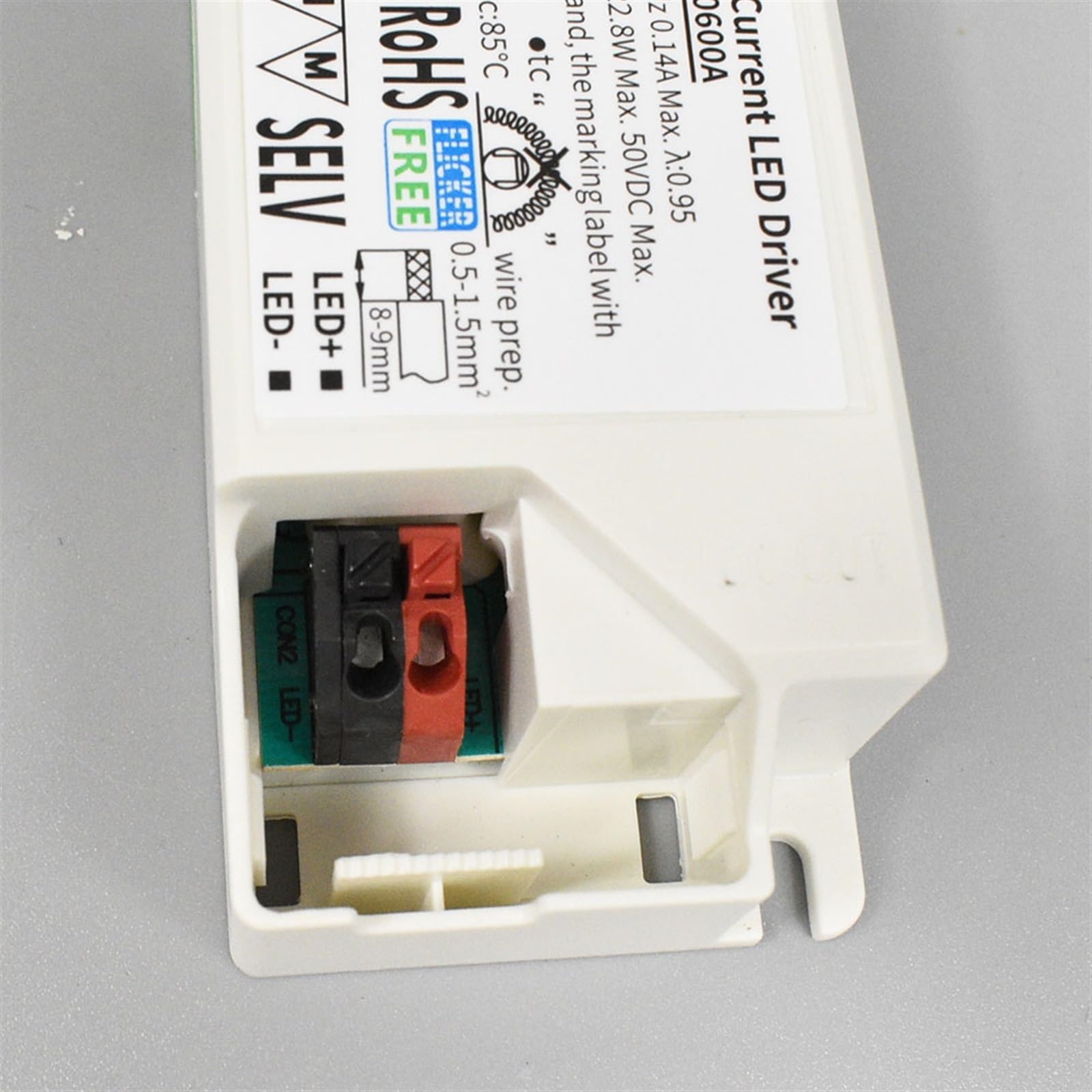 ErP Sterownik biurowy LED bez migotania 300mA 450mA 600mA 1000mA transformator SELV 30-42 V Kontroler do oświetlenia wewnętrznego TUV SAA (40 W maks. 1000 mA)