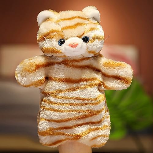 Miniatura 2 de Tiburones de mano de gato atigrado gatito peluche animales juguetes muñecas para niños imaginativo juego de simulación narración de cuentos