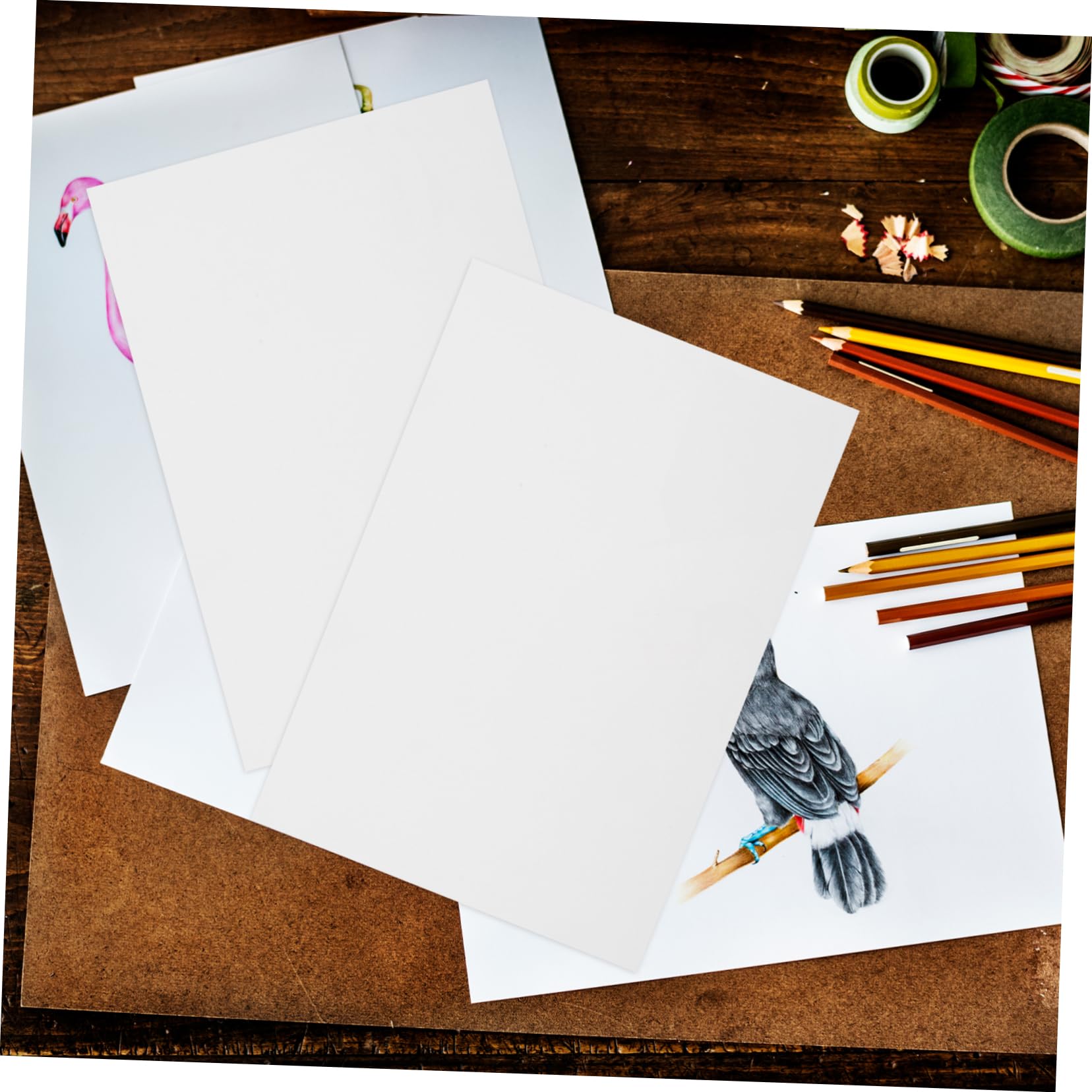 Carta da Disegno per Bambini e Adulti 400 Pezzi Bianca