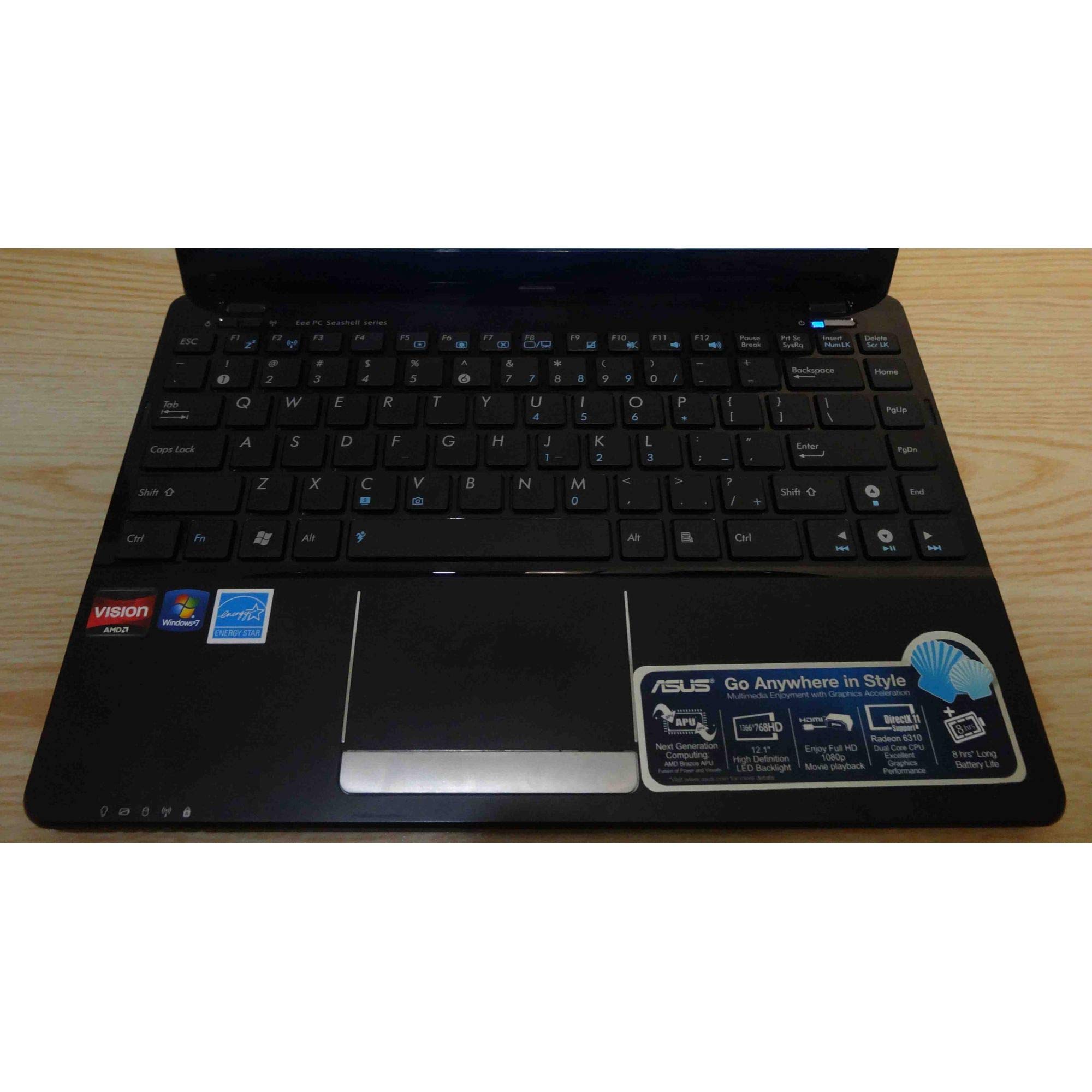 Notebook Asus Eee PC 1215B 12.1'' AMD E-350 1.6GHz 4GB HD-500GB