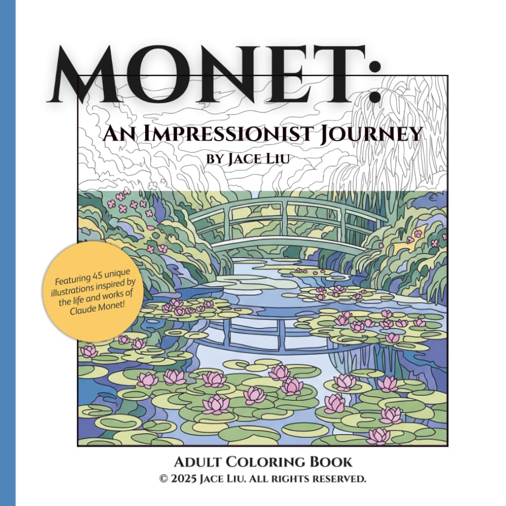 MONET: An Impressionist Journey: Adult Coloring Book (Impressionism Series)