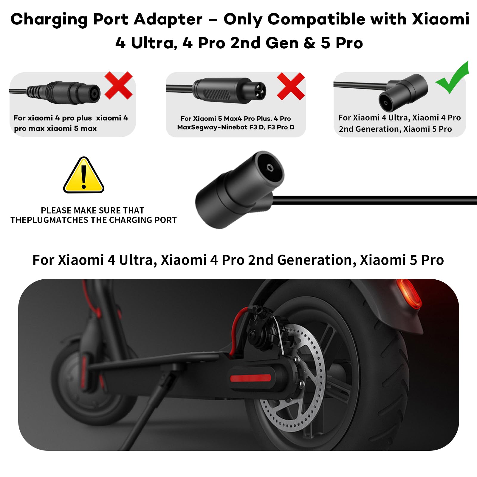 Cargador de 54,6 V 2 A para batería de iones de litio de 48 V con ventilador de refrigeración activo y pantalla de voltaje, compatible con Xiaomi Electric Scooter 4 Ultra, 4 Pro (2ª
