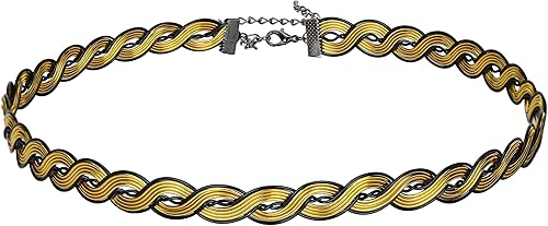 CoTeeZa Viking Fairy Circlet Crown - Handmade Golden Braided Crown Medieval Viking Celtic Headpiece for Men Women Halloween Renaissance Festival