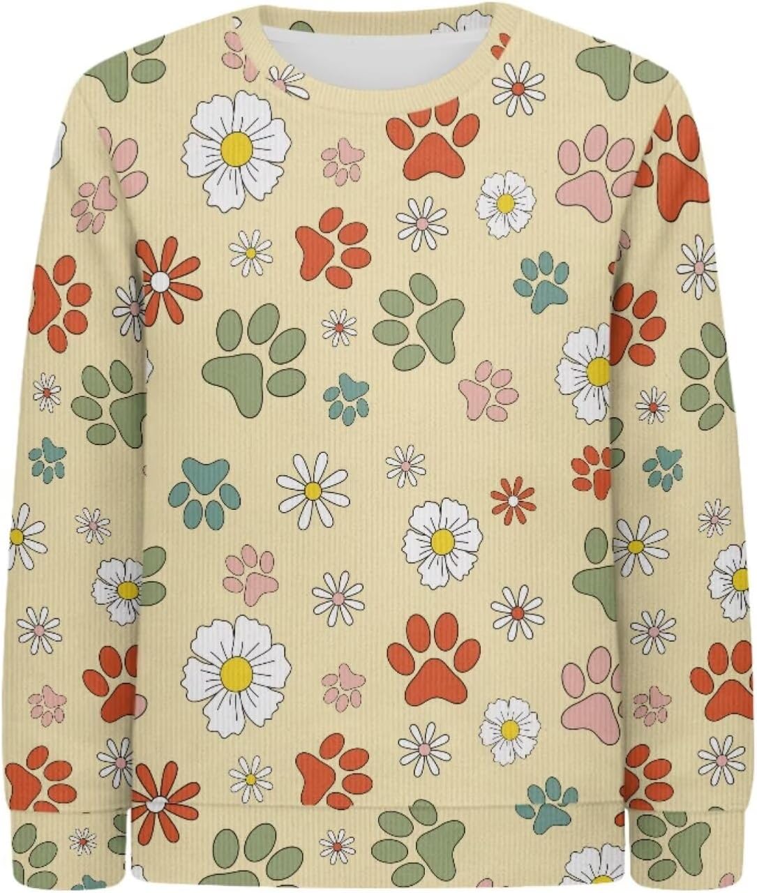 Sweater for Boys Eye-Catching Lovely 2024 Trendy Long Sleeve Girls Kid Sweaters Loose Fit Casual Style
