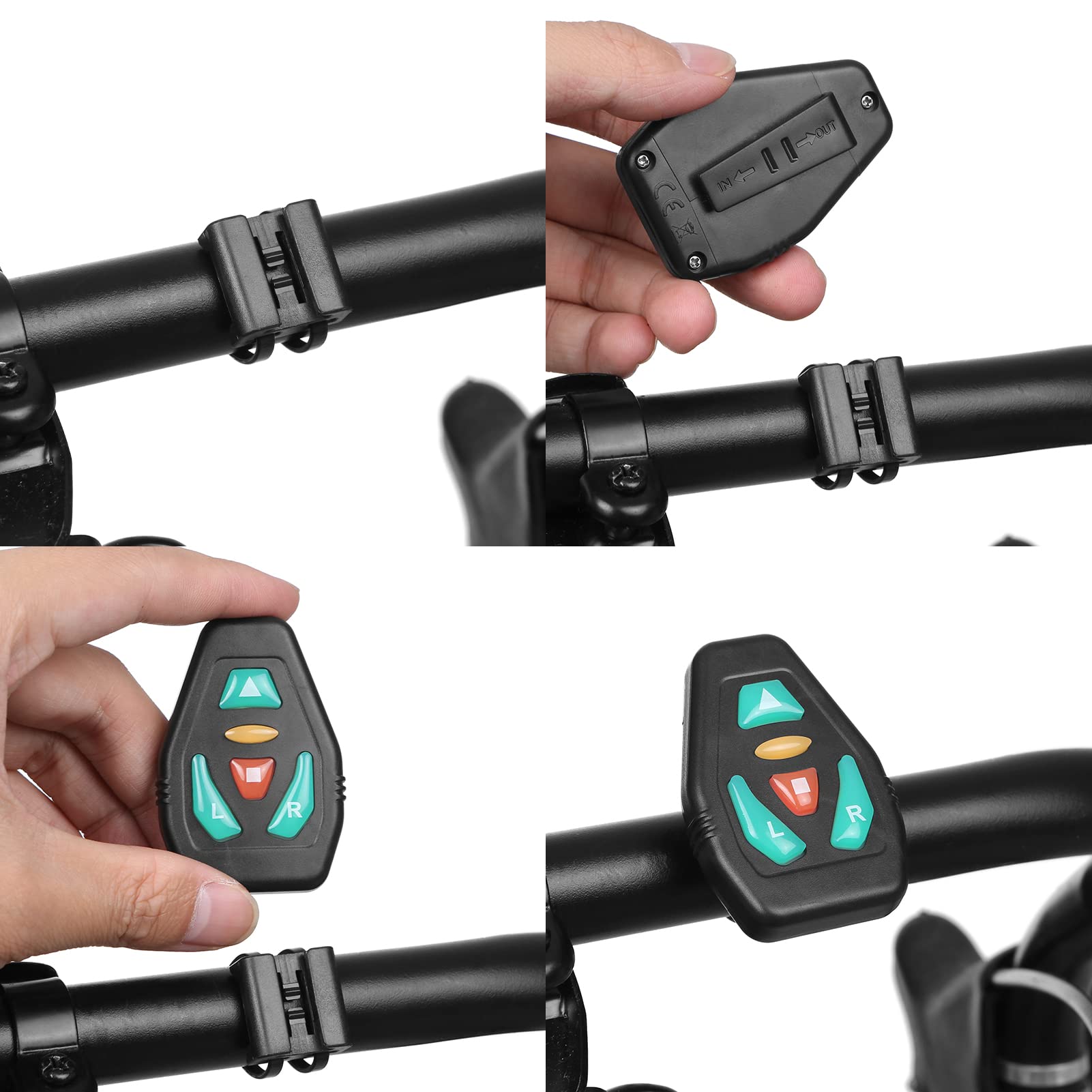 LED-Blinker-Rucksack IPX5 Wasserdichter reflektierender Rucksack mit Fahrtrichtungsanzeige USB-wiederaufladbare Sicherheitslichttasche Drahtlose Fernbedienung Fahrradtasche für Radfahren,Laufen