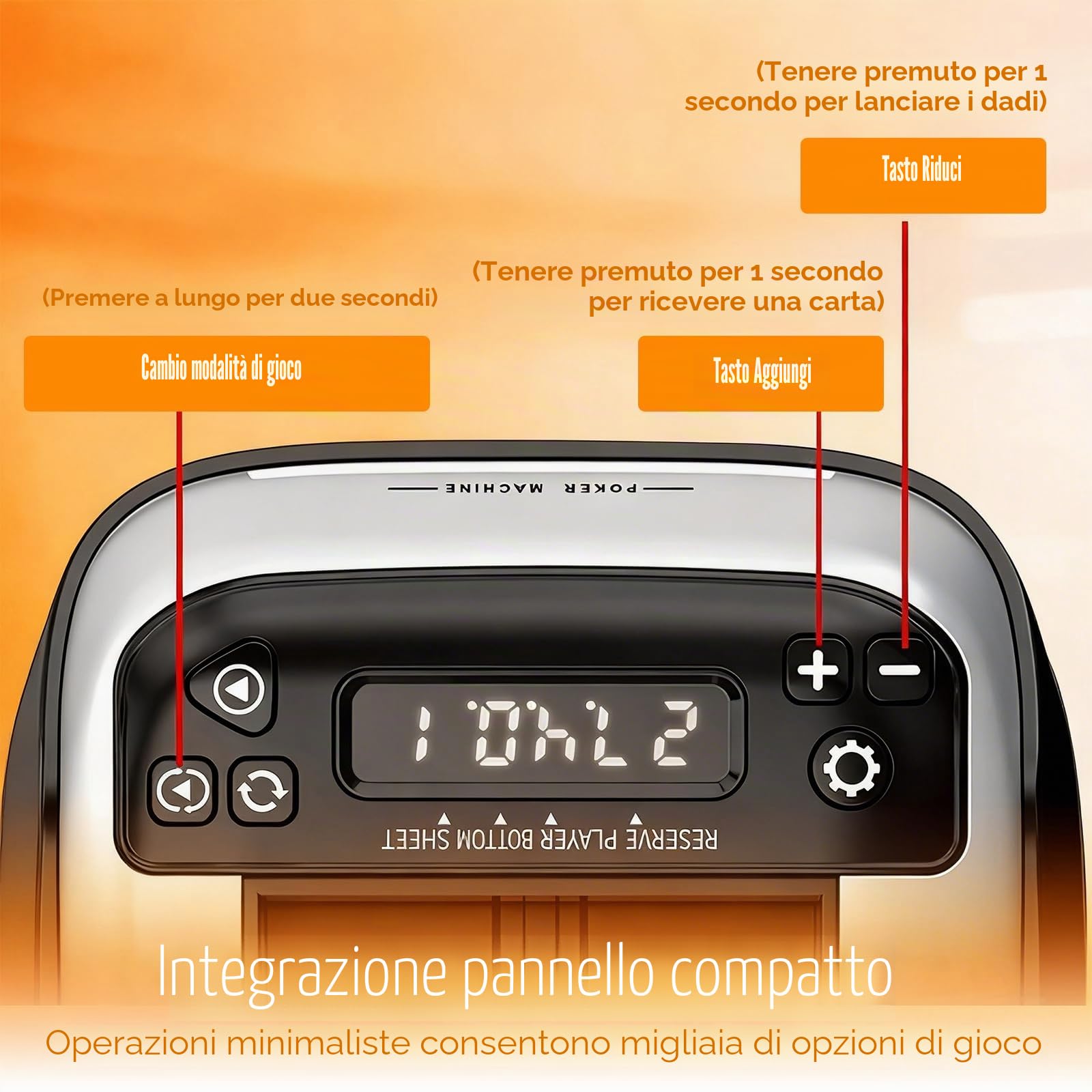 Distributore Automatico di Carte, mescolatore e distributore 2 in 1, Rotazione a 360° con erogazione precisa delle Carte, Supporta 12 Giocatori per Giochi di società a casa