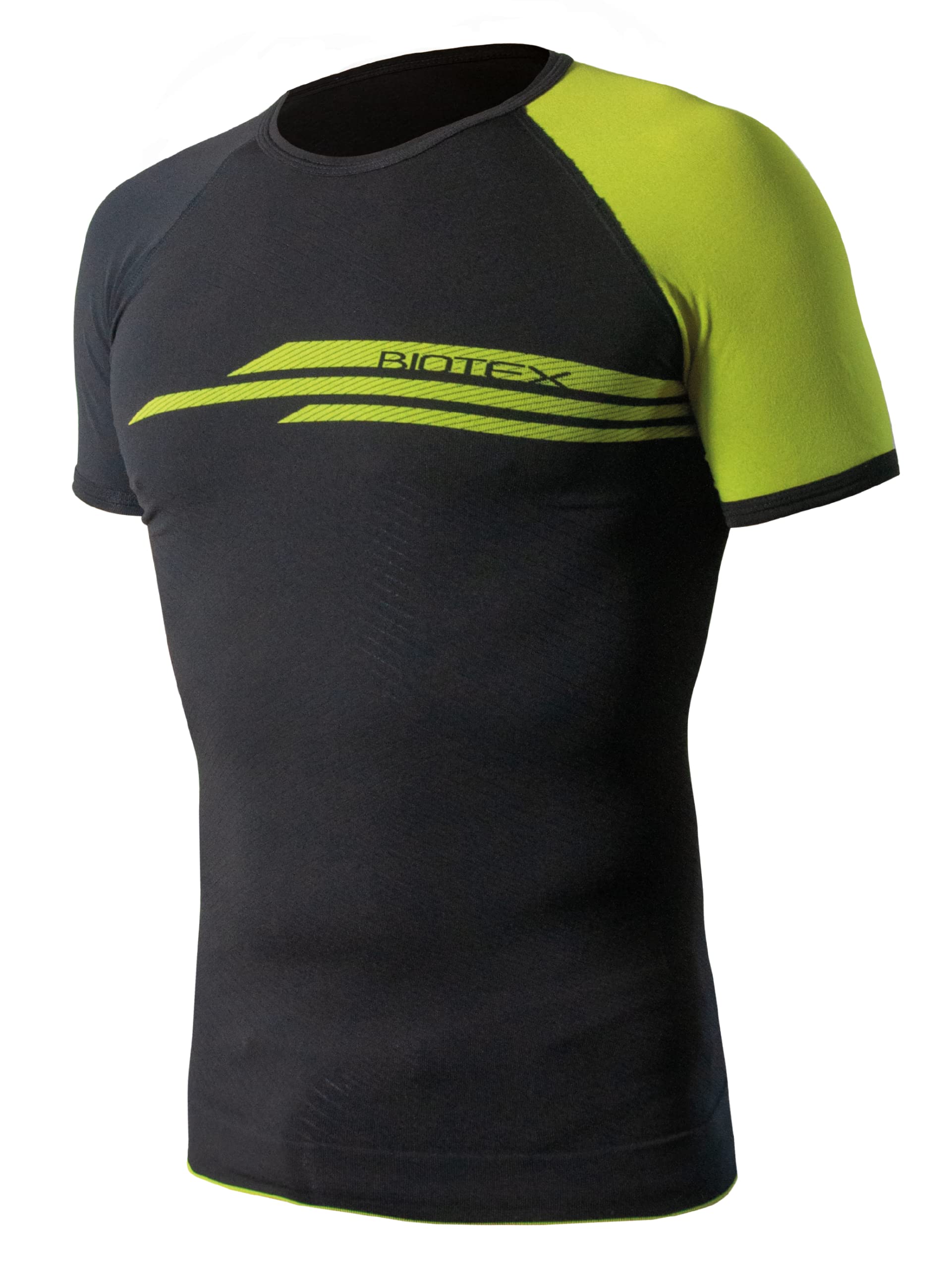 BIOTEX T-Shirt Impact Traspirante da Uomo per Ciclismo e Running, Intimo Tecnico Sportivo Ideale per L'Estate e per l'inverno