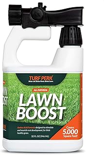 Lawn Boost Solution Spray – 32 fl oz – Covers 5,000 Sq Ft – Amino Acid Lawn Formula – Hose-End Application – for Routine Care – Safe for Pets & Kids