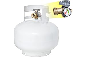 Flame King 15 Pound Propane Tank for Safe and Reliable Grilling and Camping
