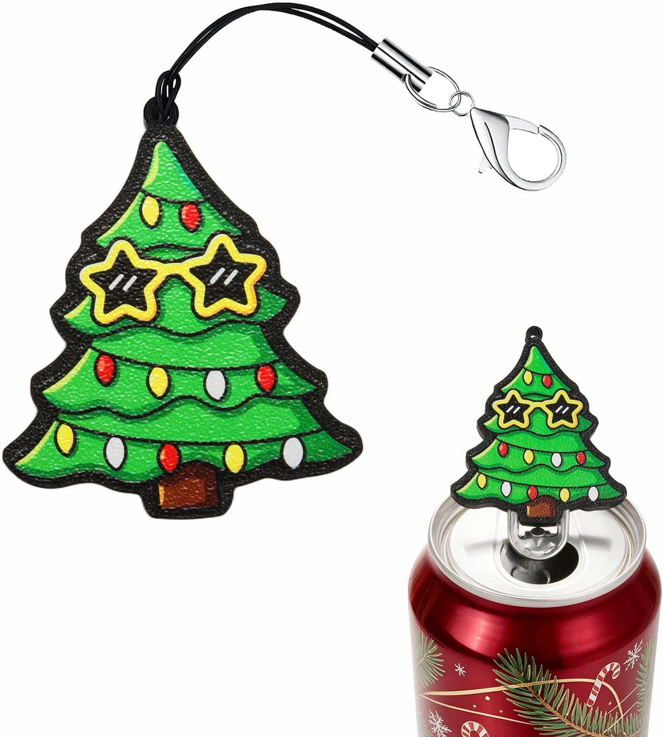 Christmas Bottle Opener Keychain for Beverage Labels and Bottle Caps，06
