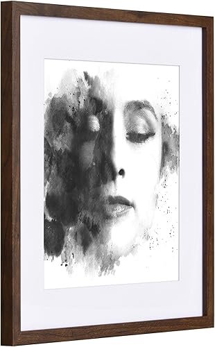 Vista 23 de Yaetm Portarretratos de 12 x 12 pulgadas con paspartú para fotos de 8 x 8 pulgadas, juego de 9 marcos cuadrados de 12 x 12 pulgadas, marco blanco