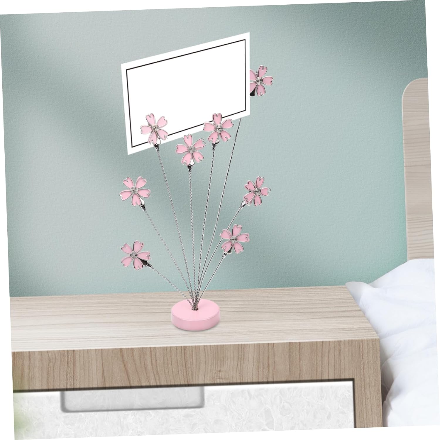 jojofuny Flower Design Multi-Function Photo Clip Holder for Home and Party Creative Branch Clamps for Photos Notes Cards