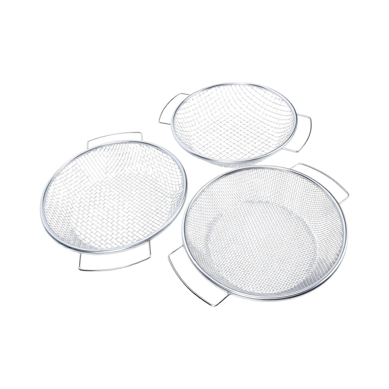 Hyuduo Tamiz de Tierra de 3 Piezas de 11,8 Pulgadas con Malla de 1/8