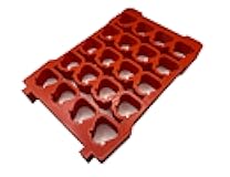Generic Jonah Pope Design 3d Printed Insert for M12 Battery and Packout Organizer (Insert only) (Red)