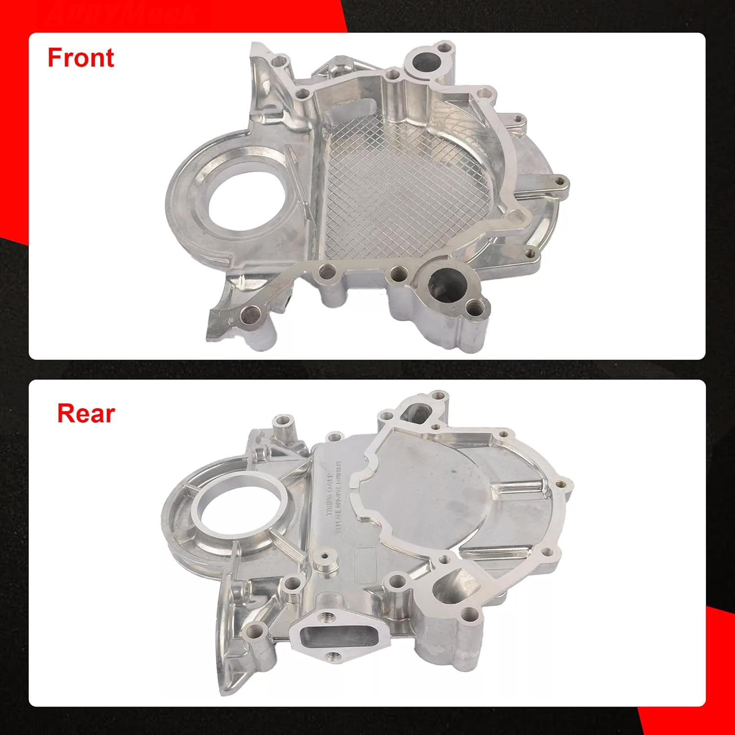 D4OE6059A Timing Cover Compatible with Ford 289 302 351W 1979-1995 Timing Chain Cover Replace D7AE6059A