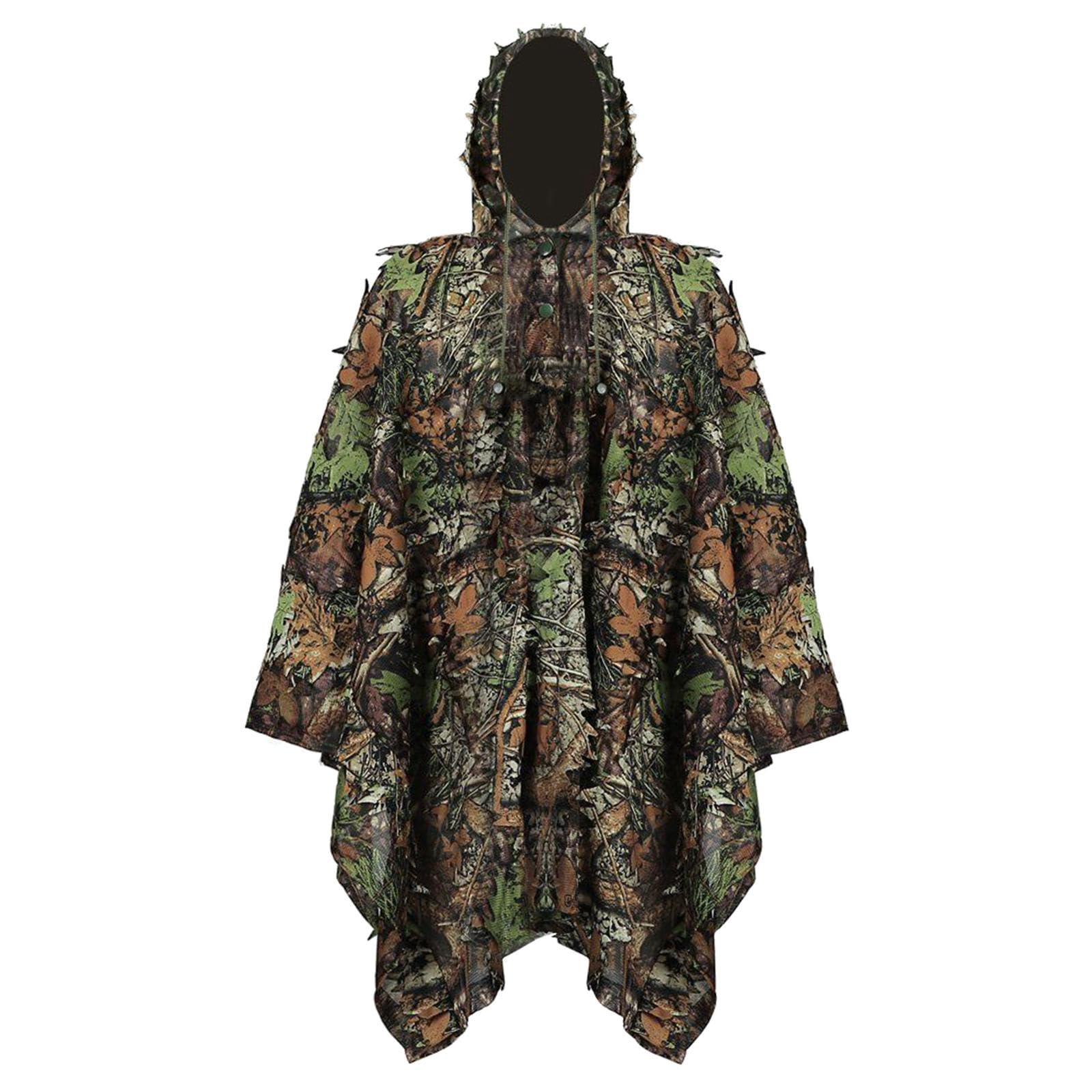 Ghillie Suit for Men Jacket Hood Camo Suit for Photography | Sporting Goods |Clothing, Shoes & Accessories | Ghillie Suits | 1 Jacket-image-13
