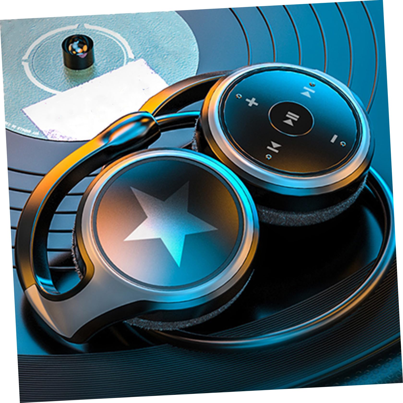Ipetboom Auricolari Wireless da Viaggio con Riduzione del Rumore, Mini Auricolari Sportivi con Gancio Posteriore per Orecchio, Cuffie Esterne Portatili per Auto e Attività All’aperto,
