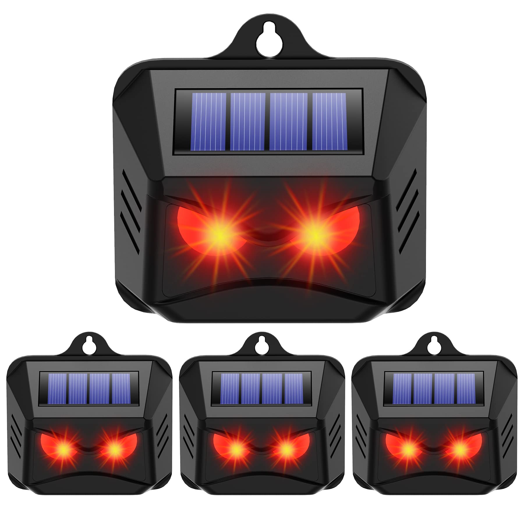 Buy Jahy2Tech Solar Animal Repeller with Red LED Lights Outdoor Night