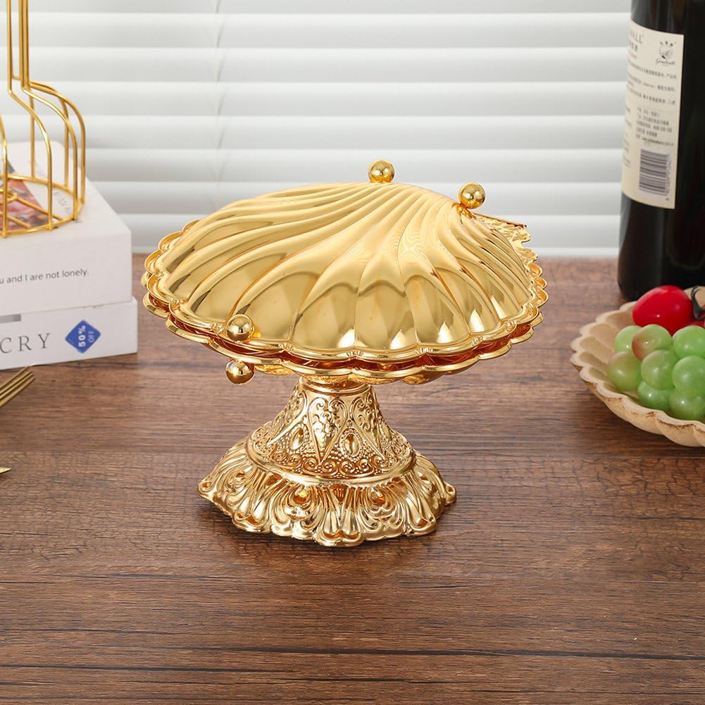 Frutero De Metal con Base, Soporte Decorativo para Frutas, Bandeja para Servir, Plato De Frutas, Expositor De Postres, Estante para Aperitivos Y Comida para Mostrador De Cocina.