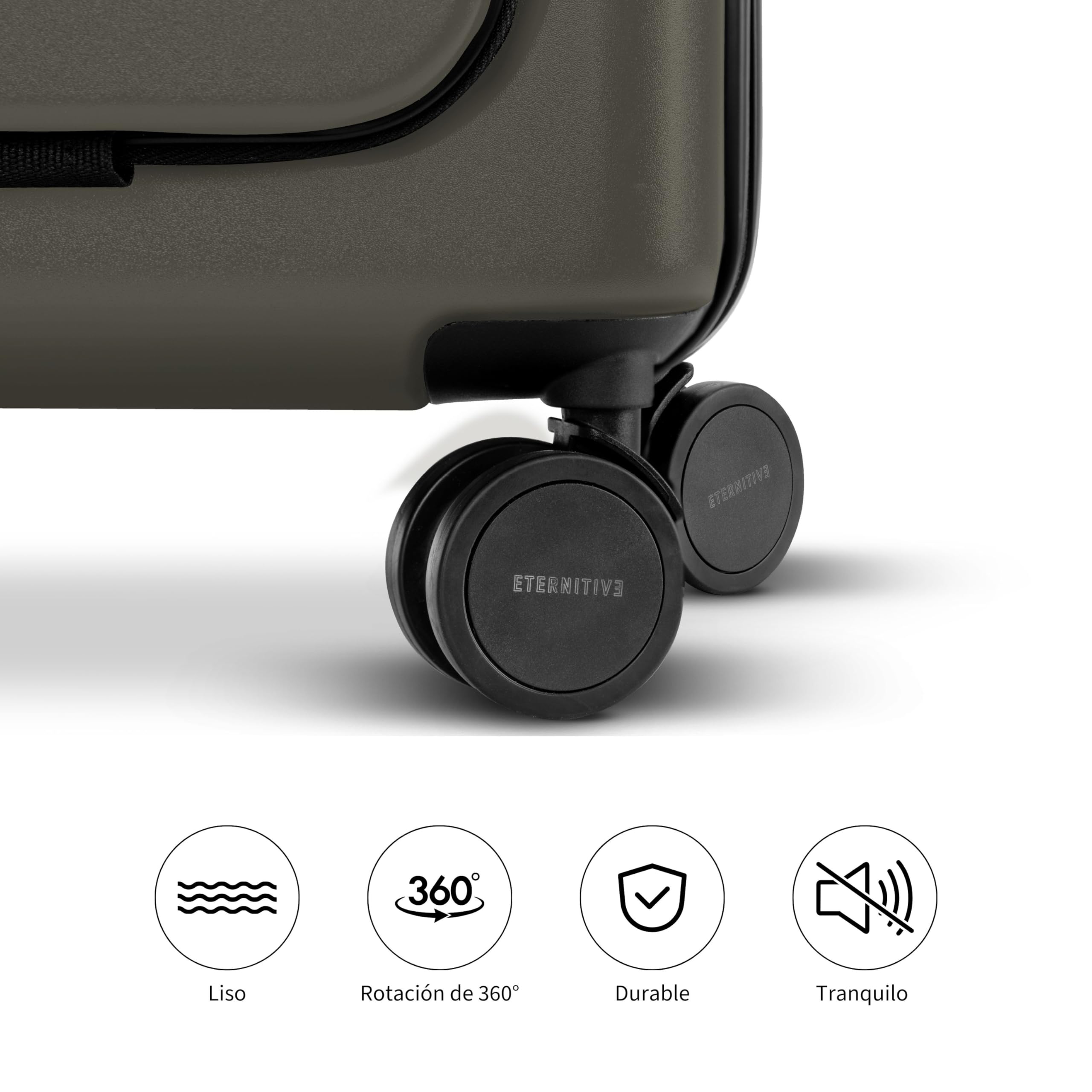 ETERNITIVE - Maleta I Maleta Rígida de Policarbonato & ABS IMaleta con Cerradura TSA I Equipaje de Mano con Ruedas 360°