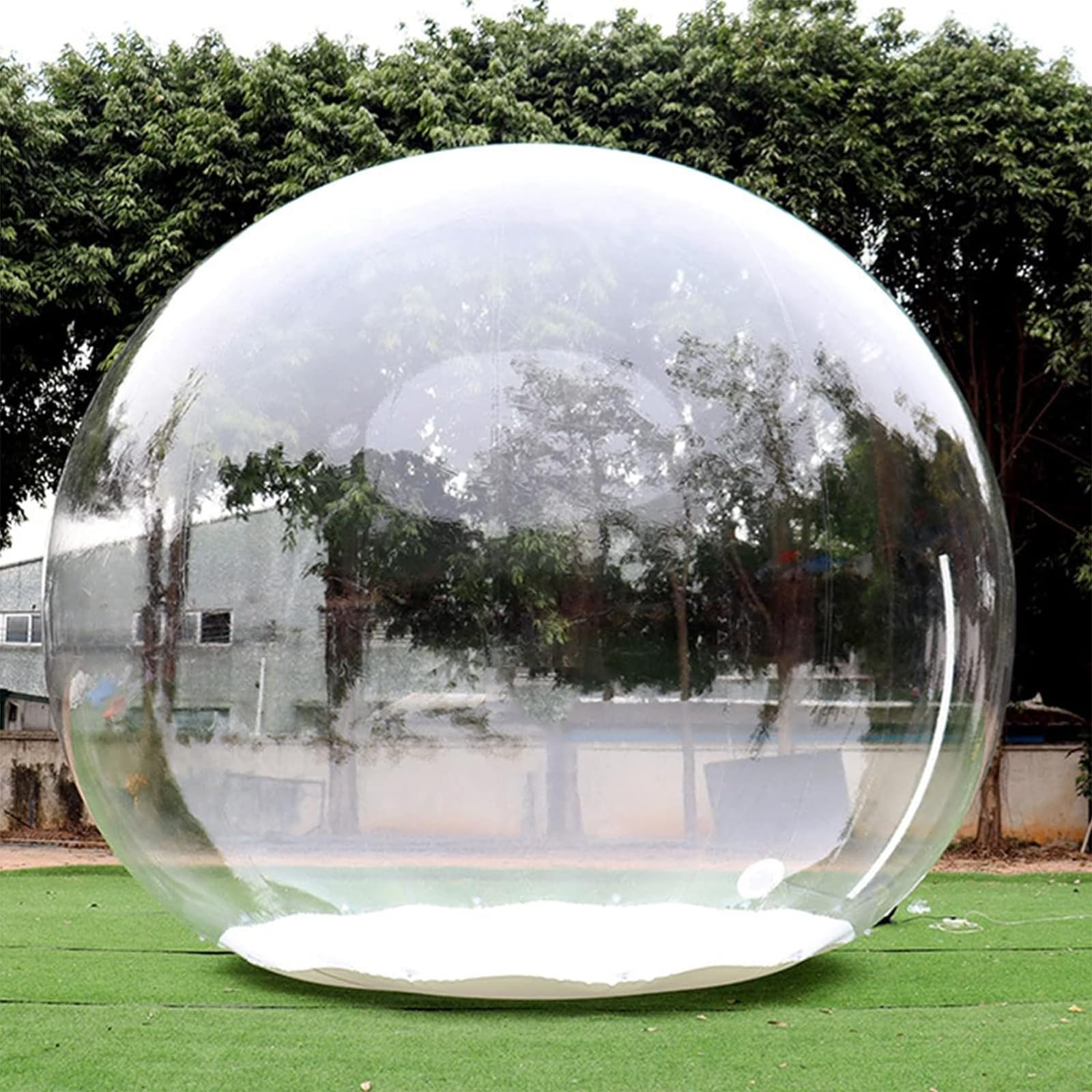 asdchZen Transparent Inflatable Bubble Tent, Inflatable Bubble Tent Indoor Outdoor Transparent 360 Degree View With Tunnel 4M-6M (A 4M)
