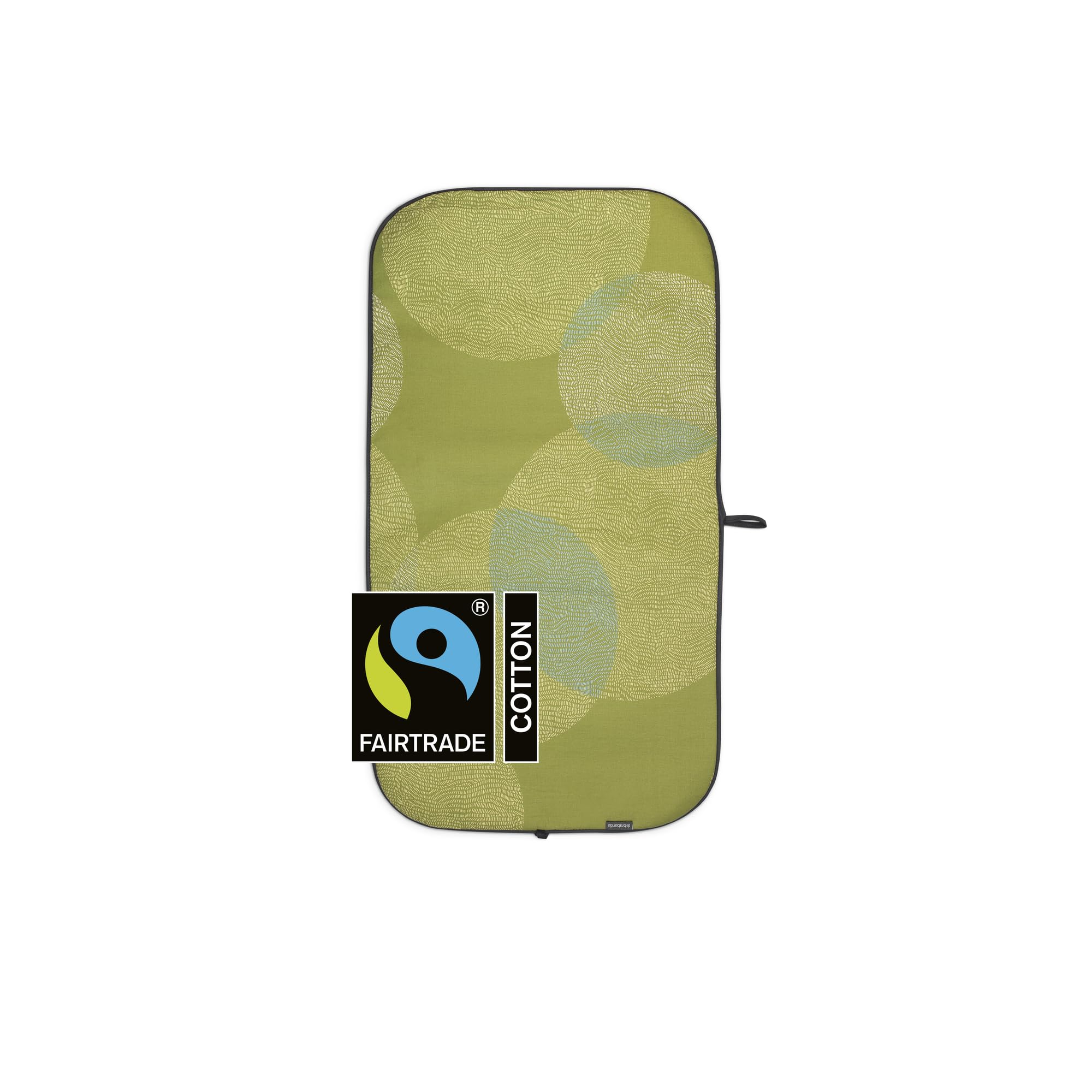 Brabantia - Alfombra para Planchar - Resistente al Calor - Material Elástico de 6 Capas - Compacta - Base Antideslizante - Manta de Planchar - Esenciales para la Lavandería - Calm Green - 65 x 120 cm