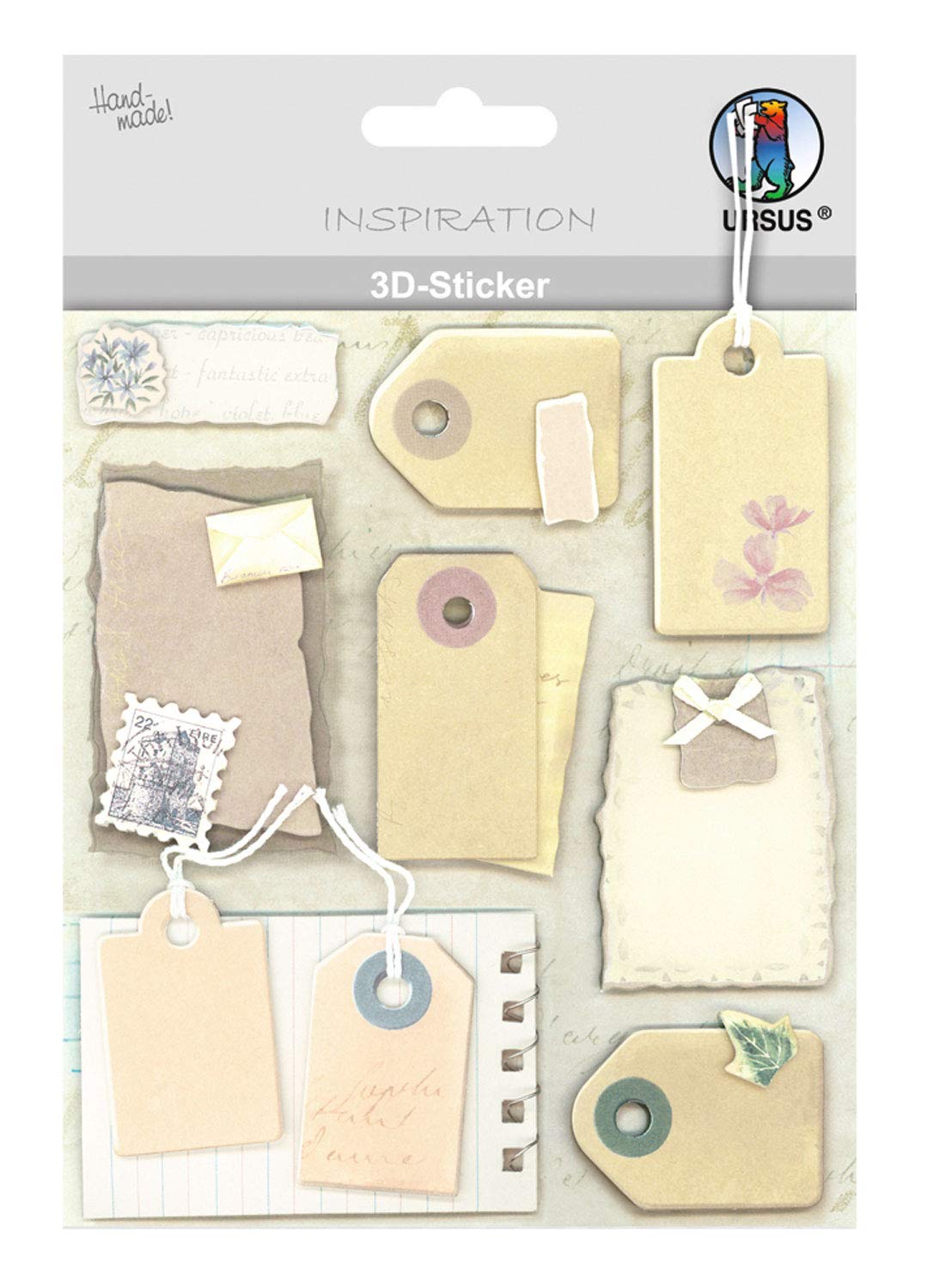 Everyday Stickers 3D multi-couches de haute qualité pour décoration de cartes de vœux, scrapbooking et autres travaux manuels