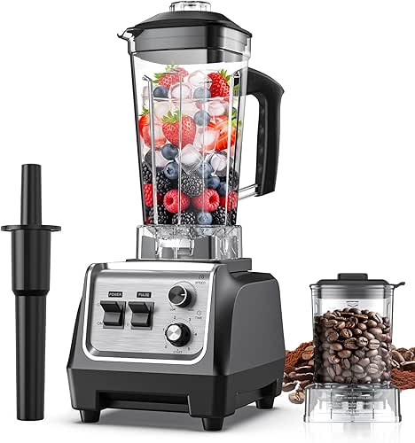 1800W Blender for Smoothies with 70oz Pitcher & 20oz Grinder