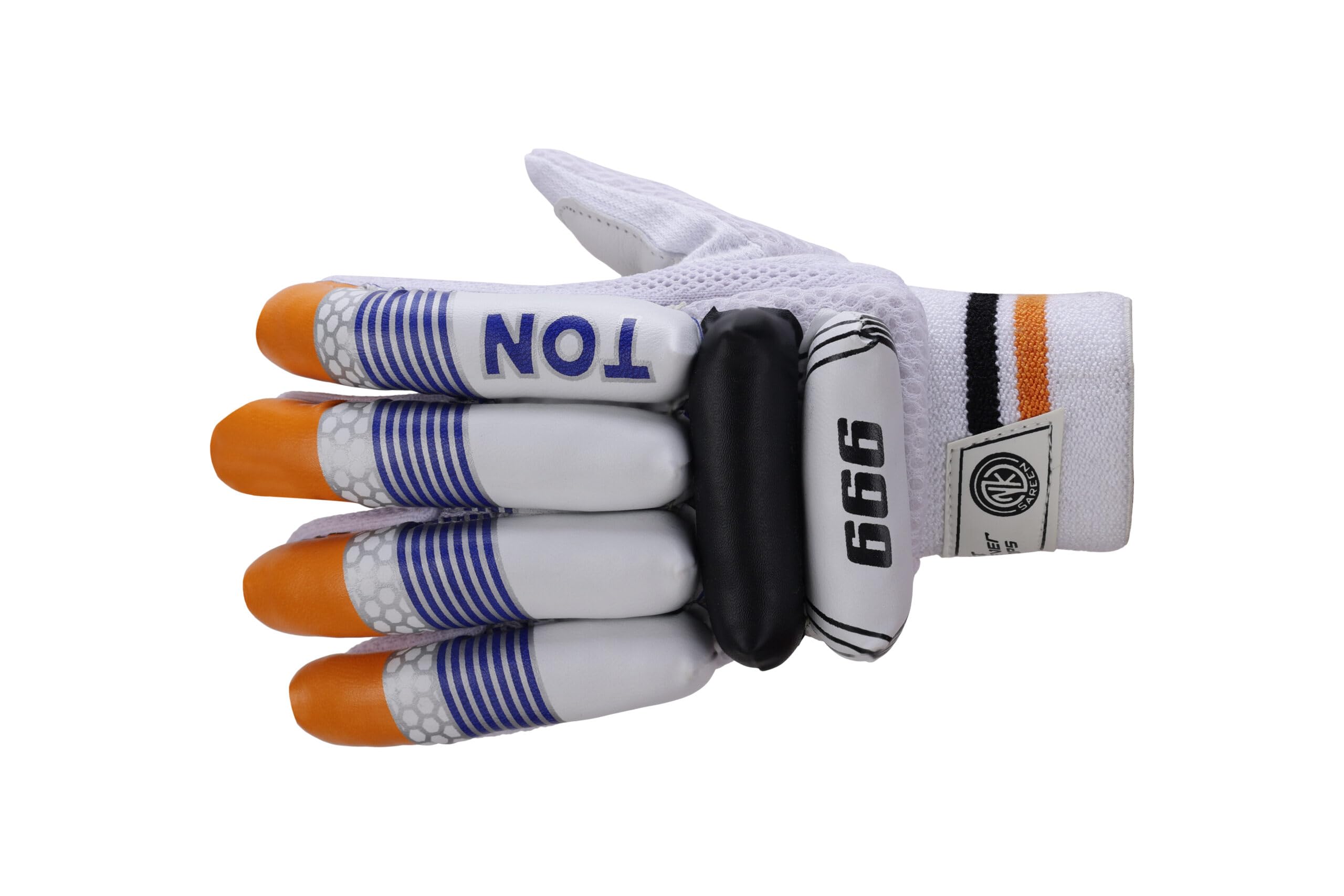 SS TON 999 Cricket Batting Gloves | Multicolor | Size: Youth | for Right-Hand Batsman