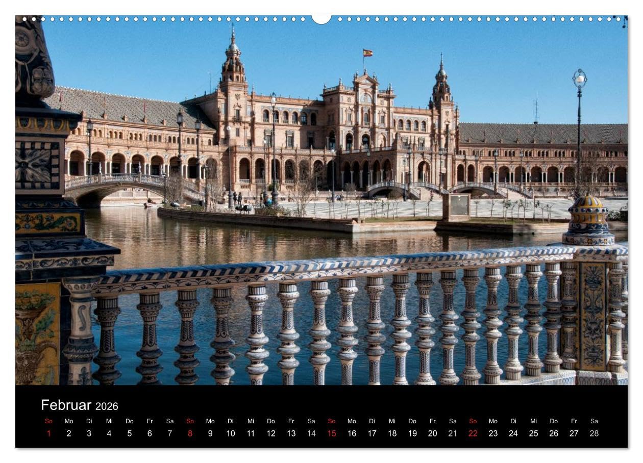 Andalusien (hochwertiger Premium Wandkalender 2026 DIN A2 quer), Kunstdruck in Hochglanz: Andalusien - der "sonnige Süden" Spaniens (CALVENDO Orte)