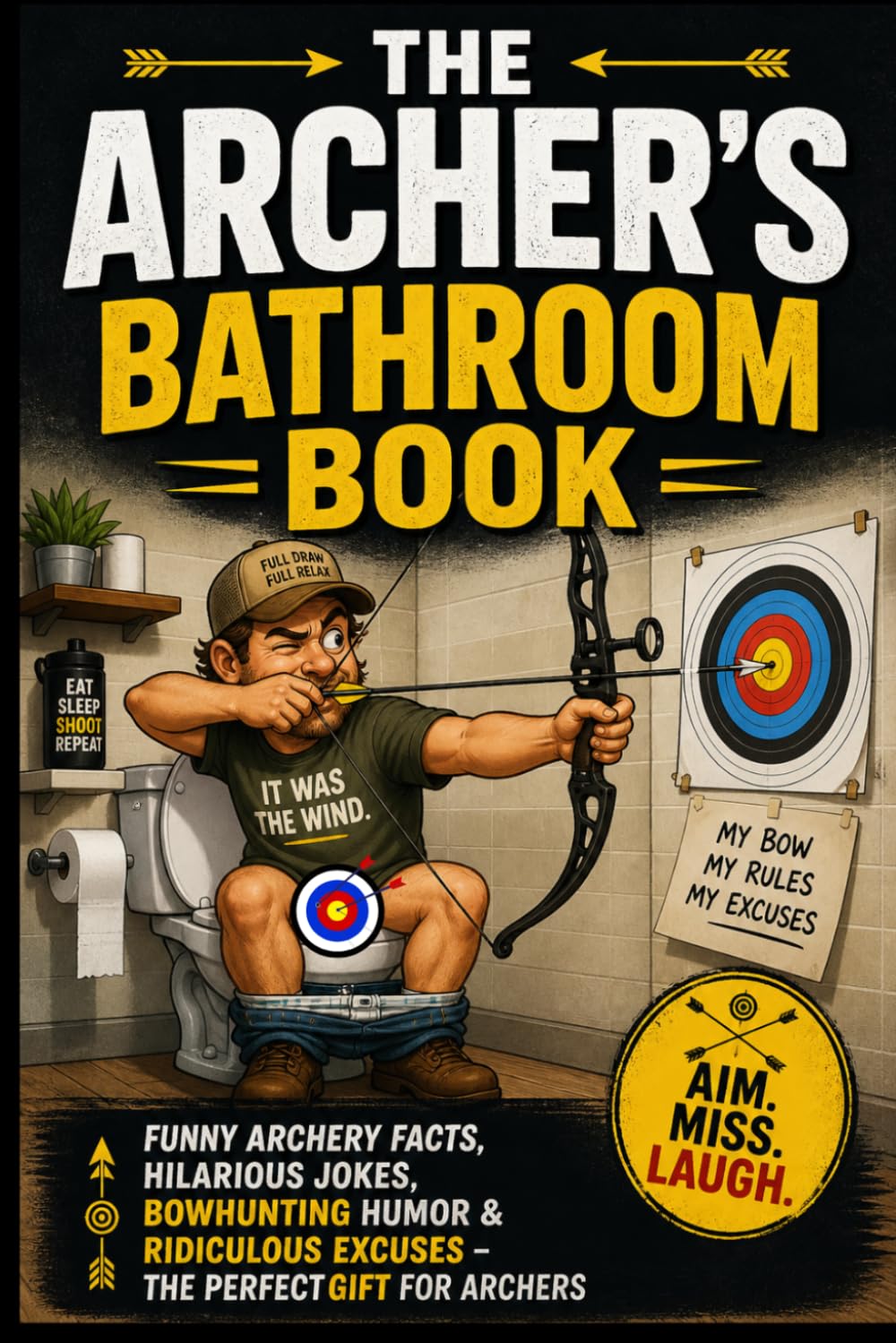 The Archer’s Bathroom Book: Funny Archery Facts, Hilarious Jokes, Archer Humor & Ridiculous Excuses – The Perfect Gift for Archers