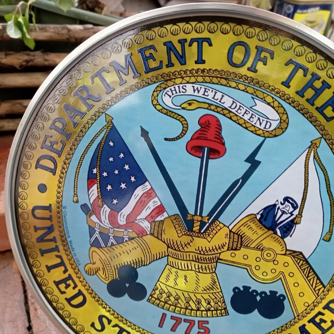 アメリカ陸軍省 エンブレム ステンドグラス グラスマスターズ社