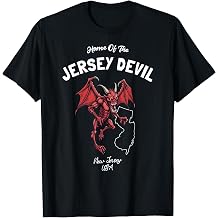 Home of The Jersey Devil New Jersey USA Cryptid T-Shirt