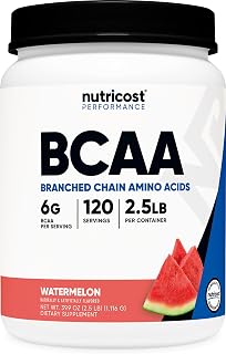 Nutricost BCAA Powder 2:1:1 (Watermelon, 120 Servings) | Gluten Free, GMO-Free, Vegetarian