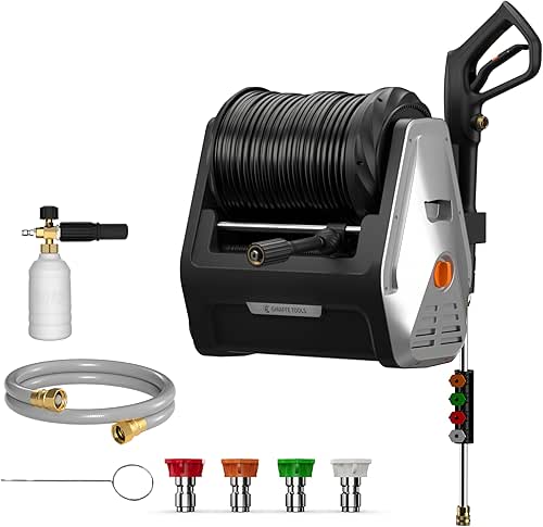 Giraffe Tools Wall Mounted Pressure Washer Essential with Upgraded 1800W
