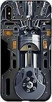 Vista 11 de Mecánico Motor Metal Pistón Cilindros Metal PC Case para iPhone 17