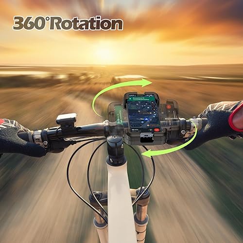 Miniatura 4 de Soporte de montaje para teléfono de bicicleta de instalación rápida, soporte ajustable para teléfono celular para bicicleta eléctrica, motocicleta,