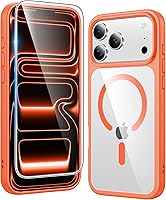 Vista 93 de FNTCASE Funda para iPhone 15 Plus: Fundas magnéticas transparentes para teléfono con protector de pantalla compatible con Magsafe Slim Anti