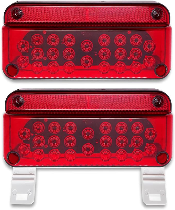 53 LED RED RV Camper Tail Light RV Replacement Brake Stop Turn RV