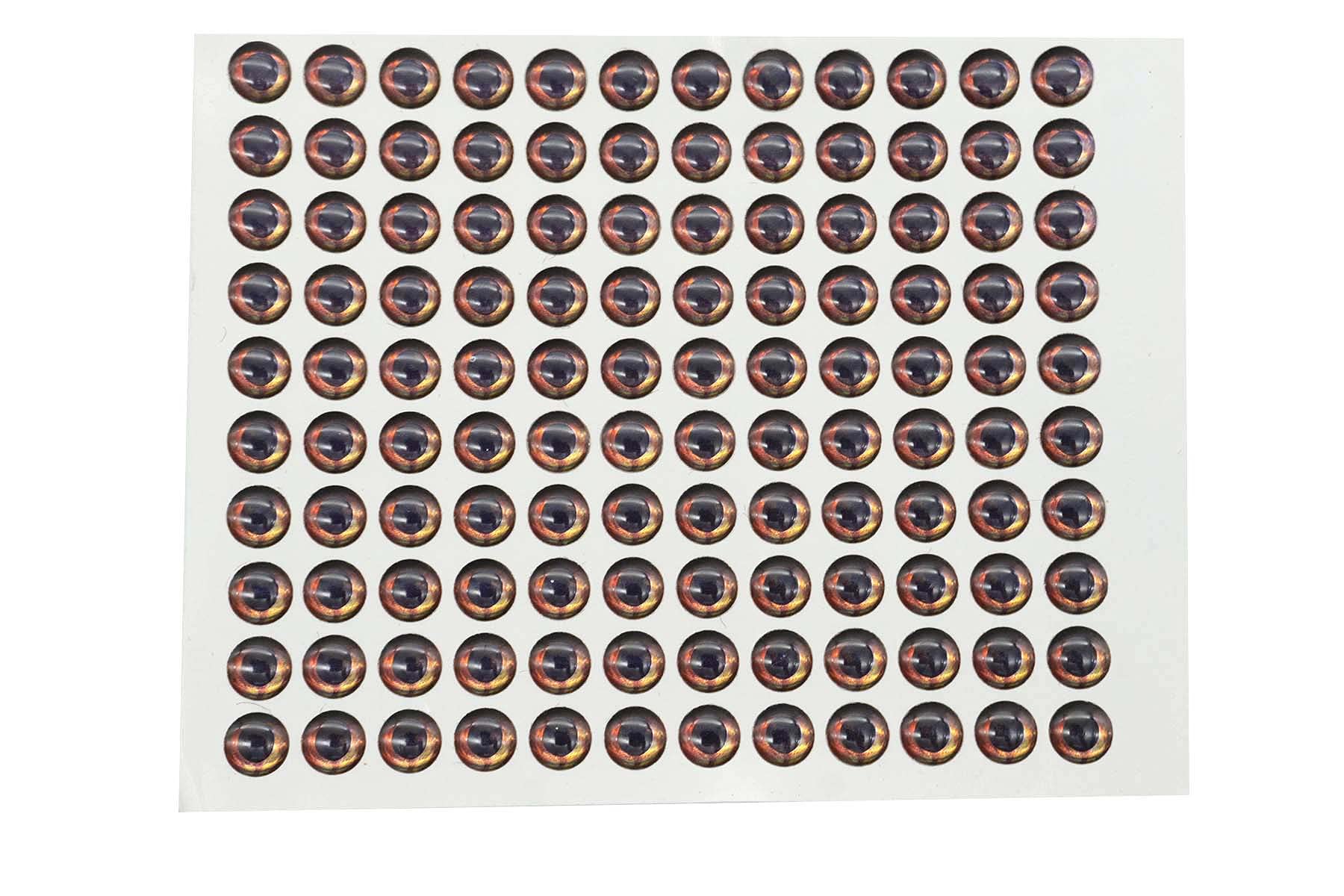 240 PCS Fishing Lure Eyes Simulation Fishing Lure Eyes 4D 3D Realistic Artificial Holographic Fake Earth Eyes Lure Baits Making Fishing Tying Lures Crafts DIY Fishing Lure Accessory