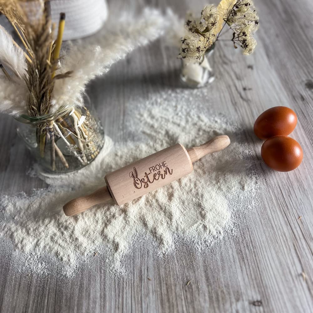Spruchreif Mattarello Inciso Per Bambini – Aiuto Fornaio In Legno, 22 Cm, Fatto In Germania