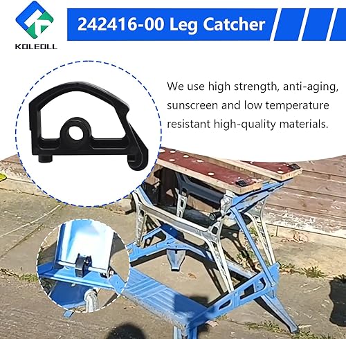 Miniatura 4 de Paquete de 4 resortes de retención de patas 242416-00 para banco de trabajo Black And Decker WM225 y WM425