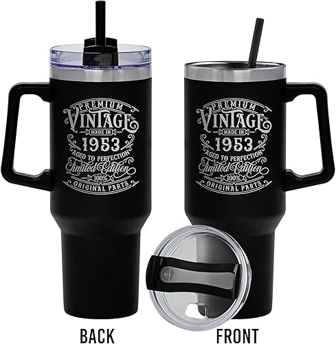 Miniatura 2 de Bad Bananas Regalos de cumpleaños número 70 para hombres, vaso de 40 onzas, regalo de cumpleaños de 1953