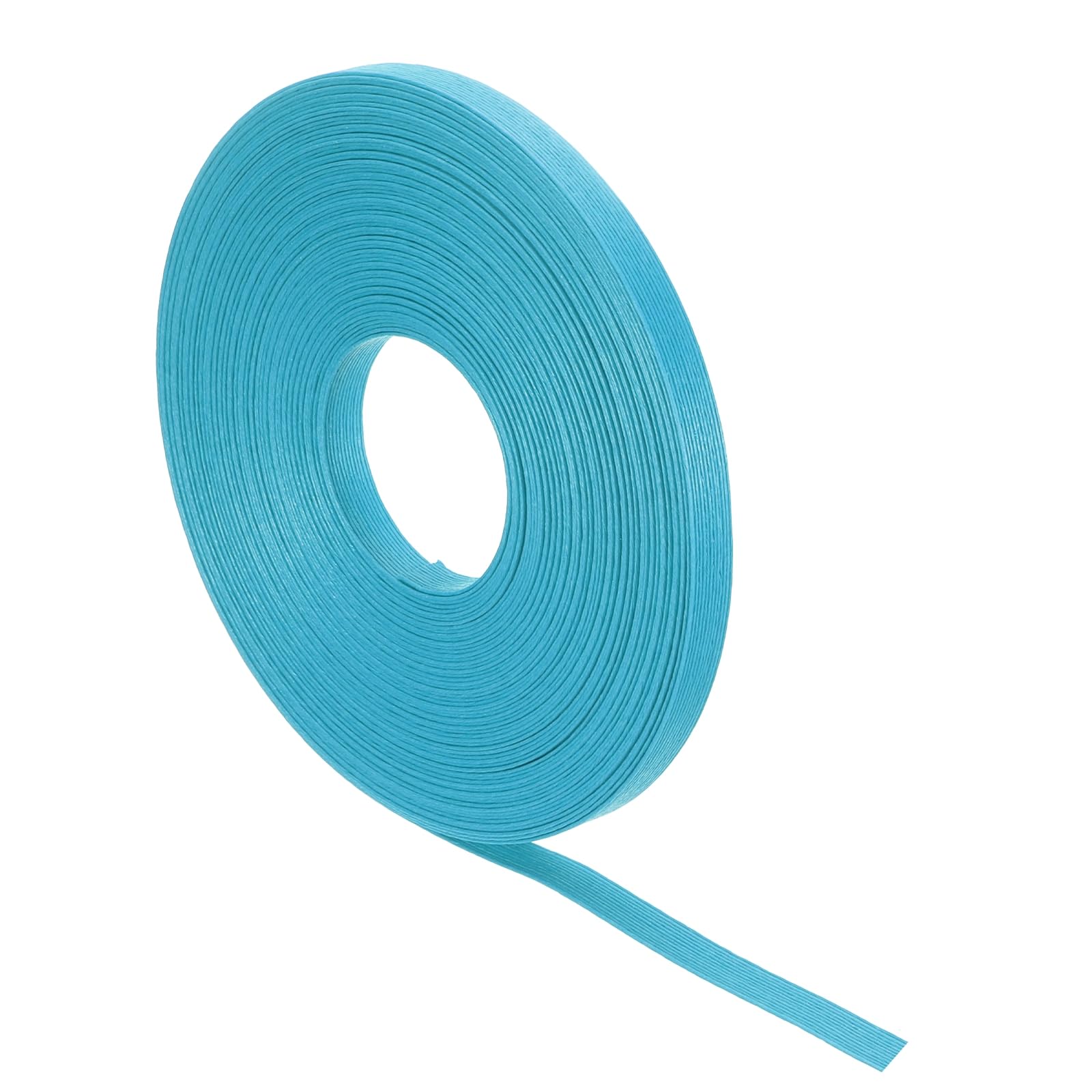 PATIKIL 27.3 Yards x 0.6" Paper Rattan Weaving Cane, 12-Ply Paper Rattan Weave Basket Weaving Supplies for DIY Home Kitchen Decoration Basket Crafts, Lake Blue