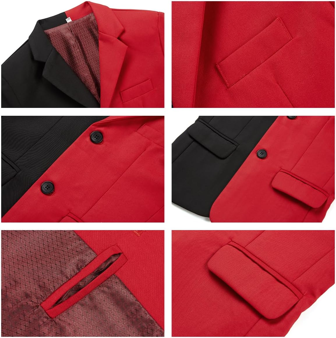 Boys Suits 3 Piece Formal Kids Tuxedo Suits for Boys Slim Fit Casual Ring Bearer Outfit with Blazer Jacket Pants and Vest - Image 5